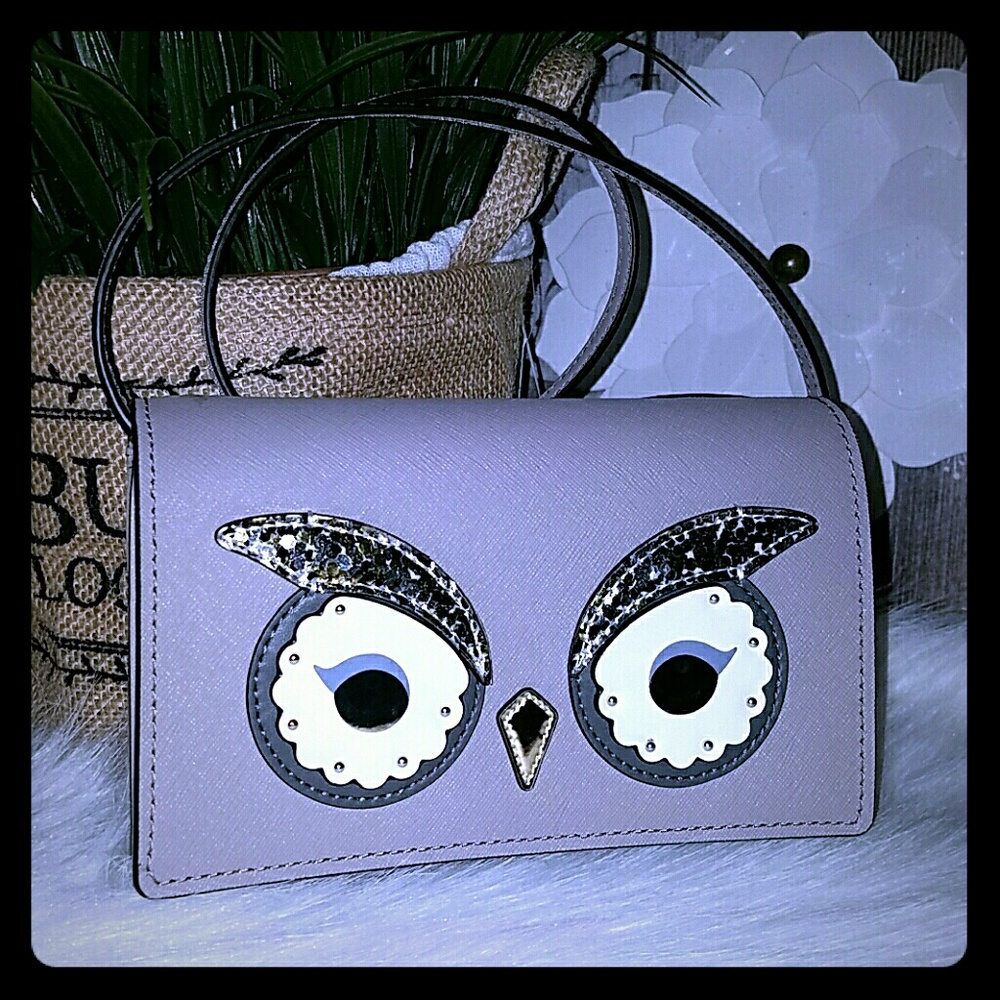Kate spade owl summer crossbody bag